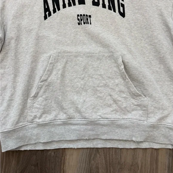 Anine Bing Sport Harvey Sweatshirt Hoodie Medium - Picture 6 of 11